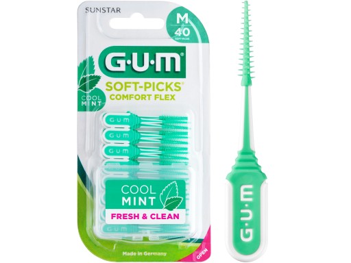 Medzizubné kefky GUM Soft Picks Flex 40 ks
