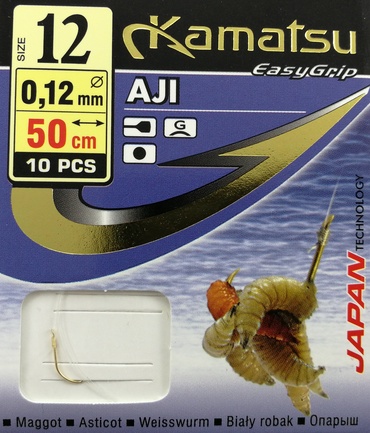 Kamatsu háčik s vodcom Aji Worm, veľkosť 12