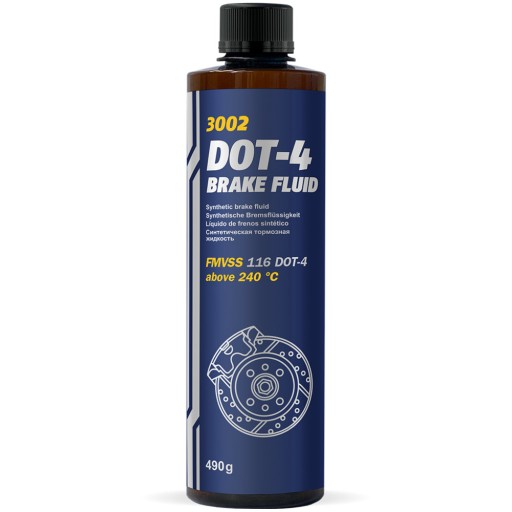 MANNOL 3002 DOT-4 brzdová kvapalina 490ml