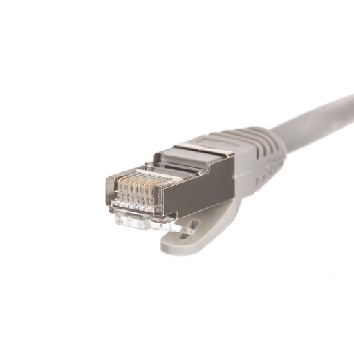 Netrack RJ45 prepojovací kábel, kat. 5e FTP/STP, 1m šedý