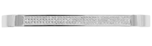 Nábytková úchytka s chrómovými kryštálmi, rozteč 160 mm - UKS006 AMIX