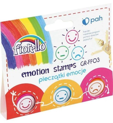 Známky Motivačné známky Smajlíky Smajlík pre deti 3 farby Fiorello