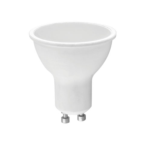 SET MOSADZNÉHO stropného svietidla s LED žiarovkou NEUTRAL GU10 5W a objímkou