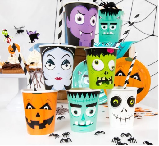 Papierová girlanda Monsters Banner Halloween Dekorácia Ornament 150cm