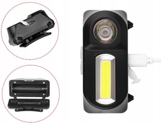 VÝKONNÁ LED HLAVNÁ LAMPA REFLEKTOR COB HLAVNÁ LAMPA VODEODOLNÁ