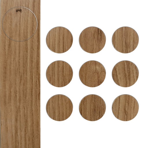 DUB ARTISAN Čiapky na nábytok Samolepiace priemer 20 mm