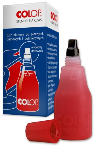 COLOP červený atrament na pečiatky 25 ml