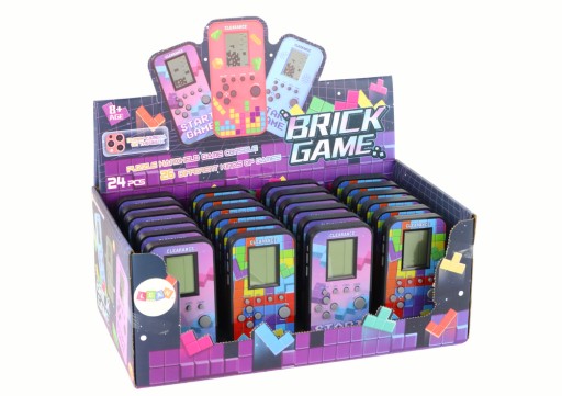 Elektronická logická hra Tetris Telefón 2 farby
