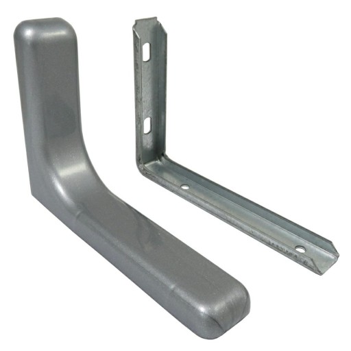 LEONARDO držiak police 12cm Silver 2 ks