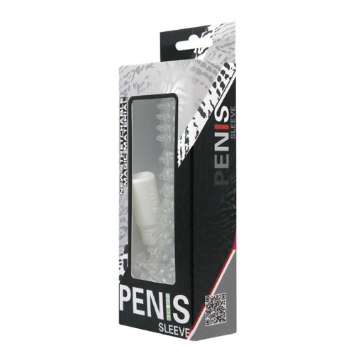 Flexibilný TPE návlek na penis s výstupkami a hrotmi