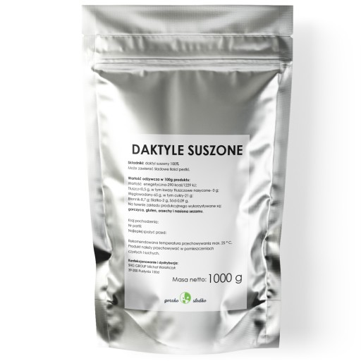 DATLE sušené, bez semien, najvyššej kvality, 1kg
