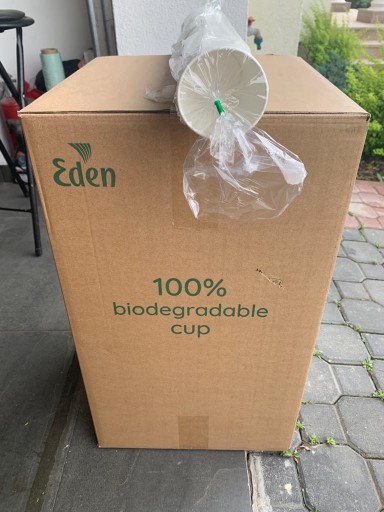 Ekologické PLA poháre, nulový plast, 205 ml / 250 ml