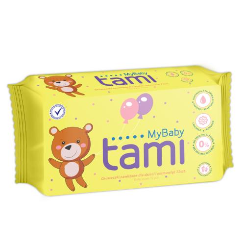 TAMI My Baby Vlhčené obrúsky pre deti 72 ks