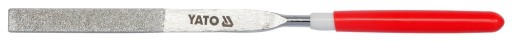 Plochý diamantový ihlový pilník 4x160x50 mm Yato