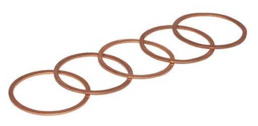 CU273220 Medená podložka 27 x 32 x 2 mm