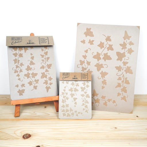 DIY SCRAPBOOKING šablóna / A5 / Brečtan - RASTLINA