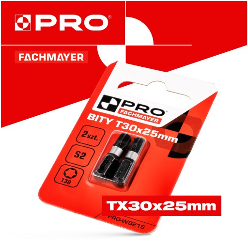 Nárazový bit Nárazové bity TX30 25mm | Nárazový bit pre skrutkovač 2 ks.