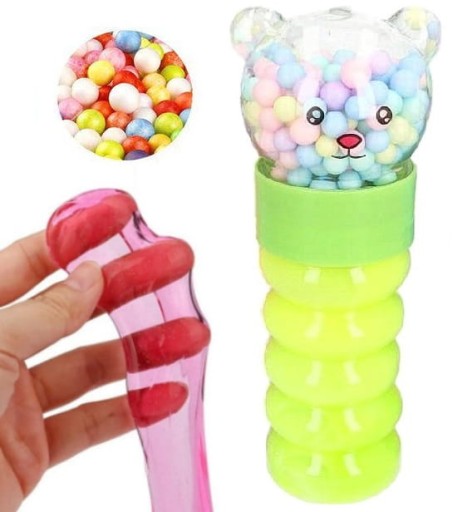 Gélová hmota GLUT SLIME s guličkami BEAR 6989