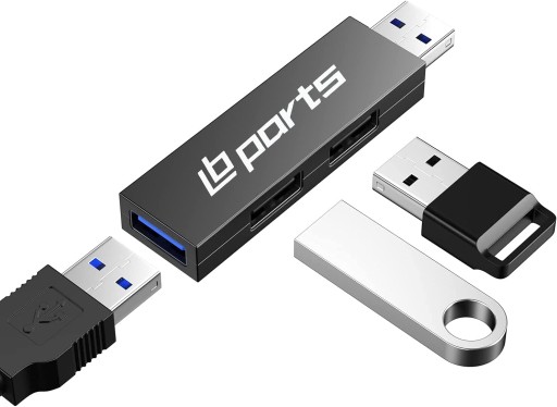 ADAPTÉR ADAPTÉR ROZBOČOVAČ PLITTER USB 3 PORTY 3V1 PRE PRENOSNÝ POČÍTAČ