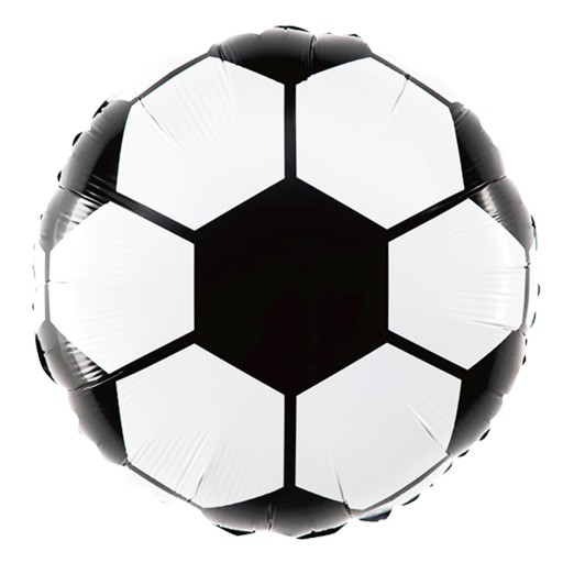 FÓLIOVÝ BALÓN FUTBAL NA NARODENINY S PRILBOU VEĽKÁ 45 cm SADA BALÓNOV 6 KS