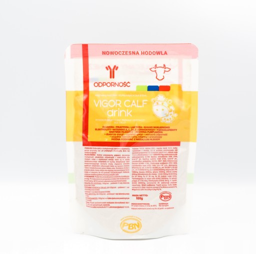 PBN Vigor Calf Drink, elektrolyty a energia pre teľatá, 100g