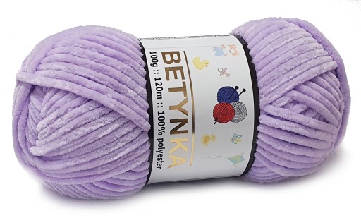 BETTYNKA baby SOFT maskoti z priadze LILA 305