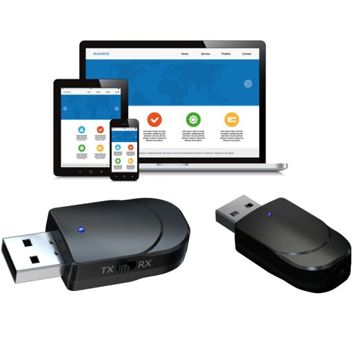 PRIJÍMAČ ZVUKU ADAPTÉR BLUETOOTH USB + AUX