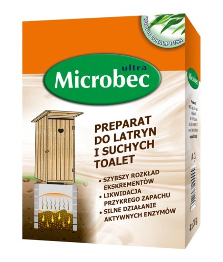 Bakteriálny prípravok Microbec pre latríny a suché toasy