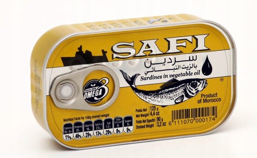 Safi Sardinky v oleji 125g