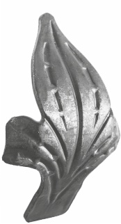 LISTOVÉ KOVANÉ PRVKY 51.100 H100XL72 4MM