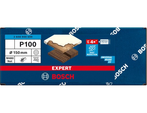 Brúsna sieťka na suchý zips 150mm GR.100 BOSCH EXPERT na brúsku GEX
