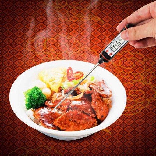 Univerzálny LCD teplomer s hrotom