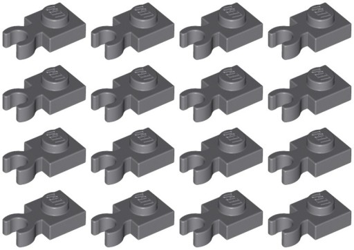 LEGO 4085d Tanier 1x1 tmavosivá (6g) 16 ks