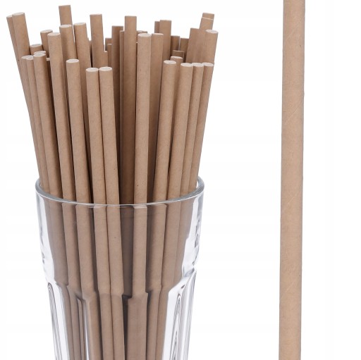 PAPER STRAWS sada 100 ks ekologických papierových slamiek na narodeniny