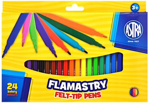 Fixky do školy Fixky pre deti 24 farieb 3+ Astra