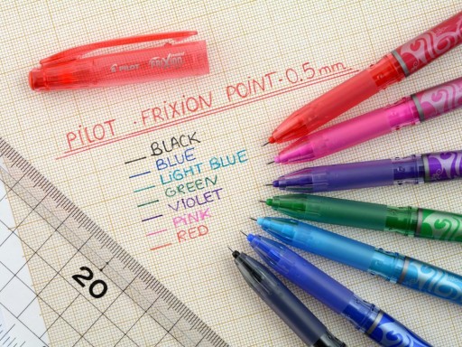 Vymazateľné ružové pero Pilot FRIXION Point 0,5