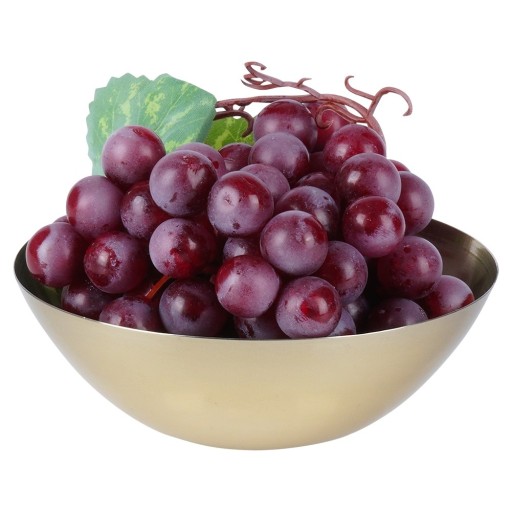 ZLATÁ oceľová kovová kuchynská misa na ovocie, šaláty, snacky, 250 ml