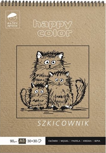 Špirálový skicár Young Artist, A5, 60 listov