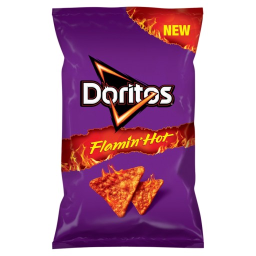Doritos Cheetos Lay's Flamin' Hot chrumkavé chipsy s pikantnou príchuťou 75 g