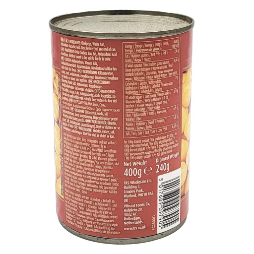 Hnedý cícer v plechovke TRS 400g