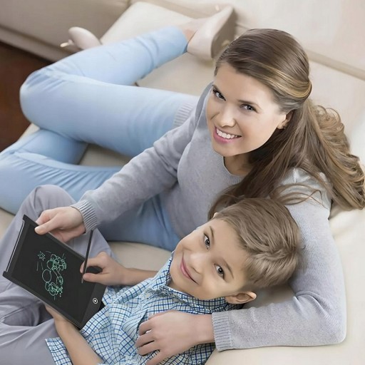 FAREBNÝ GRAFICKÝ TABLET LCD na KRESLENIE pre DETI S KRESLENÍM + ŠTÝL