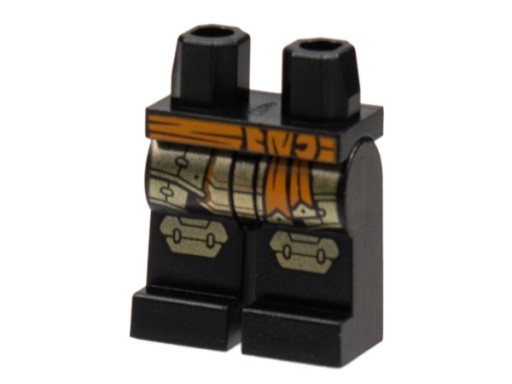 Lego New Legs Legs Black ninjago njo758 Cole (Golden Ninja) 970c00pb1402