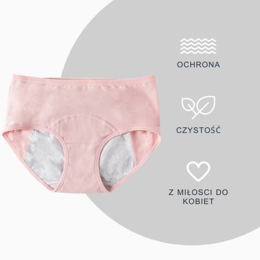 MENŠTRUAČNÉ NOHAVIČKY, RUŽOVÉ XL