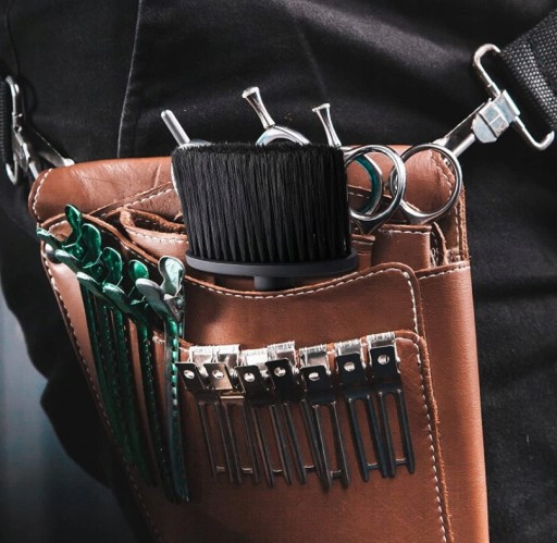 Kadernícka kefa na vlasy pork Barber Black