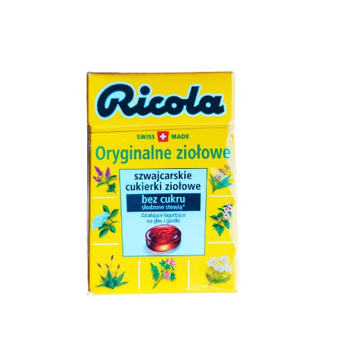 Ricola Original Herbal švajčiarske bylinkové cukríky 27,5 g