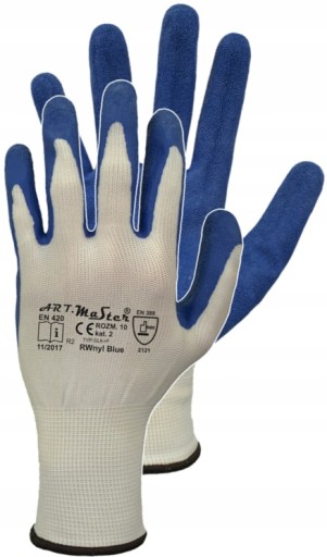 PRACOVNÉ RUKAVICE záhradné pracovné rukavice LATEX STRONG 12 PÁROV