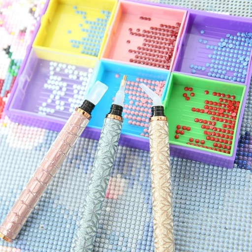 Diamond Embroidery Applicator 6 tips Glamour Colors - Snake Skin