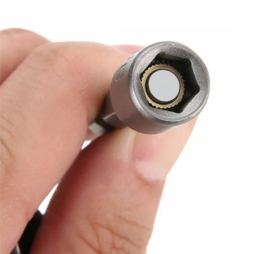Sada 5 ks 8 mm HEX MAGNETICKÁ ZÁSUVKA NA Skrutkovač Farmer zásuvky