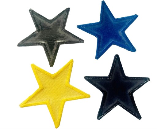 Záplaty Záplaty na oblečenie SET stars STAR Thermo 4 ks.