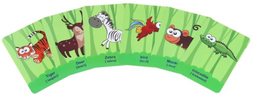 Magnetická skladačka na sucho vymazateľná doska Safari zvieratká